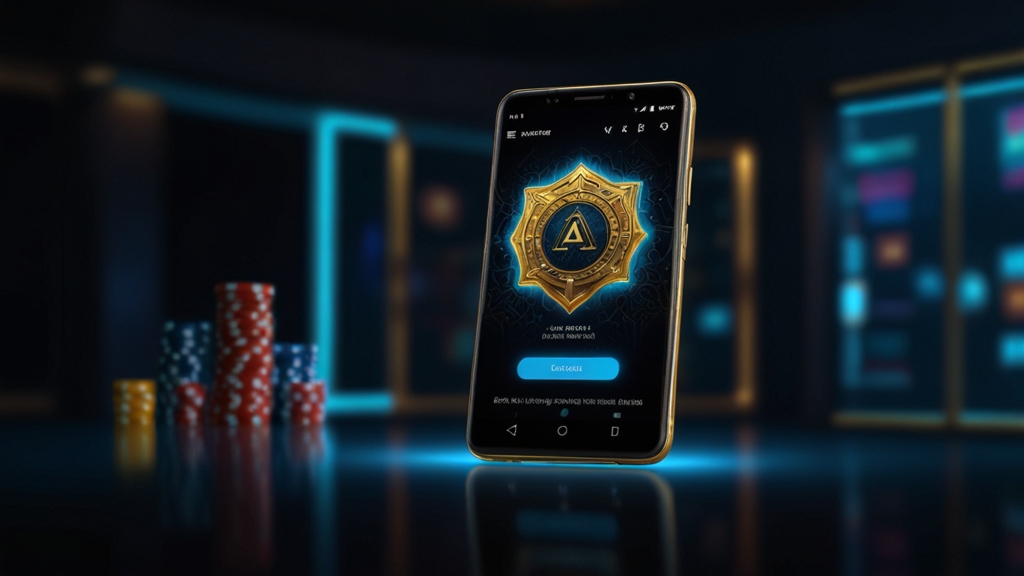 Sursă sigură pentru Nnv Casino Apk afișată pe un telefon Android