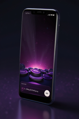 Smartphone cu aplicația Nnv Casino